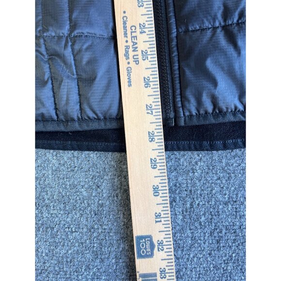 Smartwool Mens Hybrid Full-Zip Jacket M Black/Gray Polyester/Wool Blend - Picture 6 of 8